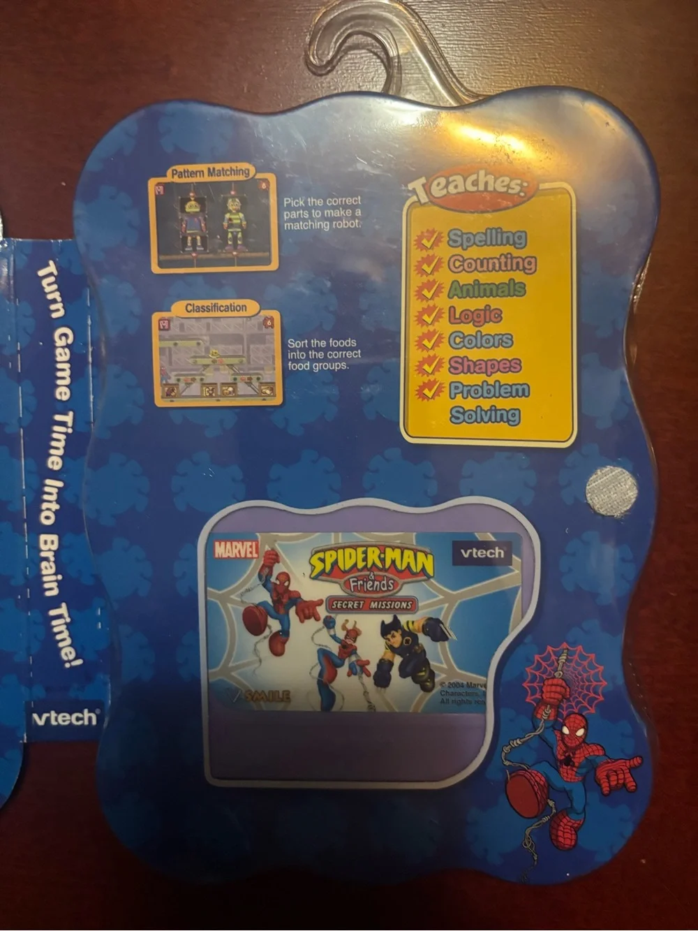 Marvel Spider-Man Handheld Learning Console in Blue